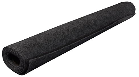 Unbekannt PA-Bespannstoff aus Filz schwarz Maße: 150x75cm