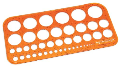 Standardgraph 1315F Zeichenschablonen Kreisbogenschablone