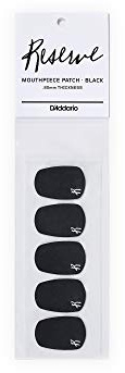 D'Addario Reserve Mundstück-Patch Schwarz, 5er-Pack | Reserve Mundstück-Patches schützen Mundstücke, erhöhen Komfort, reduzieren Verschleiß und sichern Klarinetten- oder Sax-Spie.