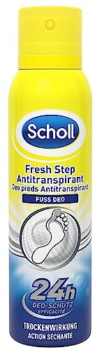 Scholl Fresh Step Schuhspray, mildes Fußdeo mit lang anhaltender Wirkung gegen unangenehme Gerüche, (1 x 150 ml)