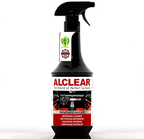 ALCLEAR 721IR Innenreiniger Spray, Auto Innenraum Reiniger für Cockpit, Polster, Kunstleder & Display, reinigt schonend, geruchsneutral, für Fahrzeugpflege & Aufbereitung – Made in Germany