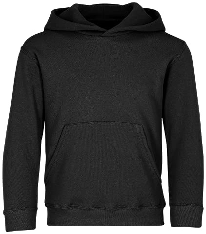 Fruite of the Loom Kinder Kaputzenshirt, Hoodie, vers. Farben 164,Schwarz