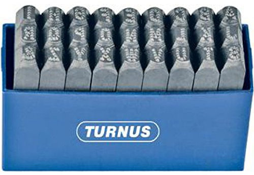 Schlagbuchstabensatz SH 10mm punktiert Turnus