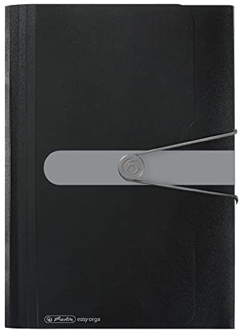 Herlitz 11208394 Fächermappe A4 PP 12 Fächer schwarz (Single)
