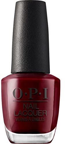 OPI Nail Lacquer Got the Blues for Red – Nagellack mit bis zu 7 Tagen Halt – langanhaltender Nagellack in tiefem Rot – mit extra breitem ProWide Pinsel für perfekte Nägel