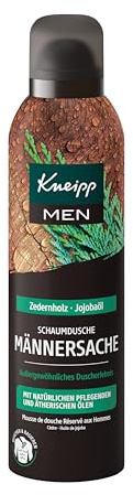 Kneipp Schaumdusche Männersache - Duschschaum für Männer mit kräftig herbem Duft - 200ml