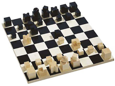 Naef Bauhaus Schachspiel Komplett-Set