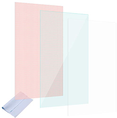 NAUCI Display Schutz Folie Tablet 3x Universal Displayschutz bis 10 Zoll Schutzfolie