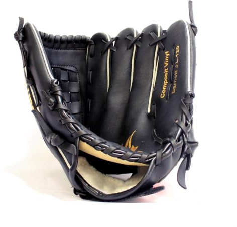 JL-120 Baseball Handschuh Einsteiger PU Outfield 12' Linkshänder schwarz
