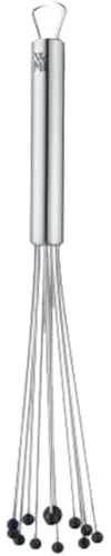 WMF Profi Plus Rührblitz 27 cm, Schneebesen mit Silikon -Kugeln, Cromargan Edelstahl teilmattiert, hitzebeständiges Silikon bis 200 Grad, Rührbesen, Quirl, Öse zum Aufhängen