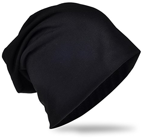Miobo Jersey Slouch Beanie Long Mütze Unisex Unifarbe Herren Damen Trend, Einheitsgröße