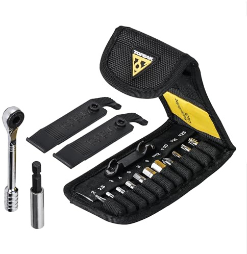 Topeak TT2524 Rocket Lite DX Werkzeug, Schwarz, 12