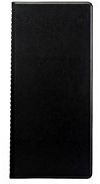 ELBA 100206512 Visitenkartenbuch PVC 96T, 86 x 58 mm, schwarz