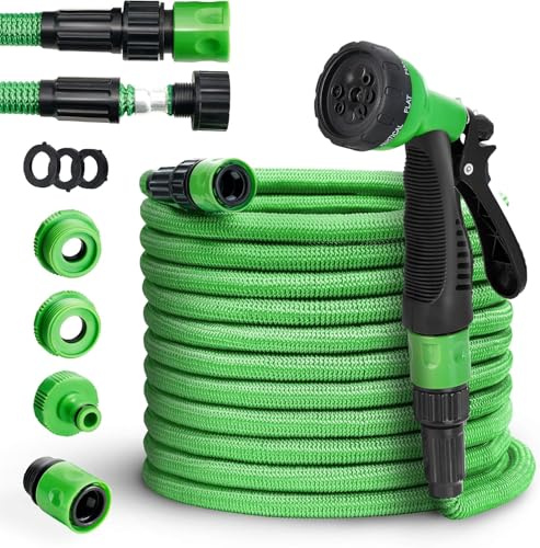 tillvex flexiSchlauch - Flexibler Gartenschlauch 30m ausgedehnt