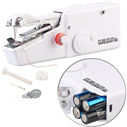 PEARL Mini Nähmaschine: Mini-Handnähmaschine (Kleine Nähmaschine, Kleine Handnähmaschine, Näh)