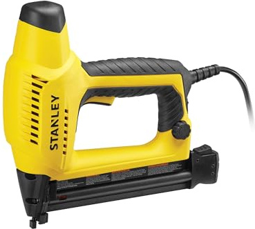 Stanley HD Elektrotacker (2,4 m Kabellänge, Soft Grip, Sicherheitskontakt-Schalter, Krafteinstellrad) 6-TRE650