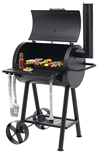tepro Holzkohlegrill Grillfass Berkeley, Grillfläche: ca. 64,5 x 43,5cm