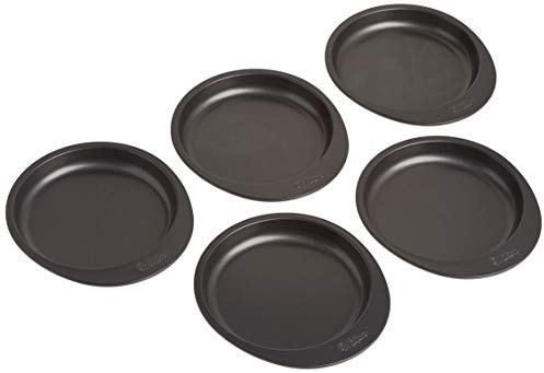 Wilton 2105-0112 Cake Pan Easy Layers, Backform, Stahl, 15 cm, anthrazit, 5 Einheiten