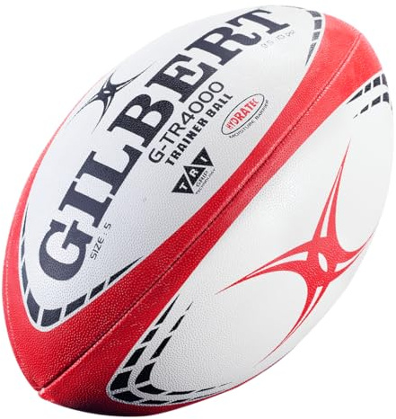 Gilbert G-TR4000 Trainer Rugbyball, Weiß, 4