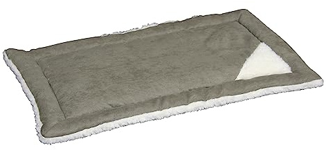 Kerbl Pet Liegekissen Cleo, grau/weiß, 48x29x3 cm, Hundebett, Hundeliege, Hundekissen, Polyester, Hunde