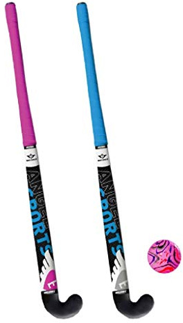 Angel Sport Hockeybal Hockeyset 2 Schläger, Blau, 71 cm, 0713102