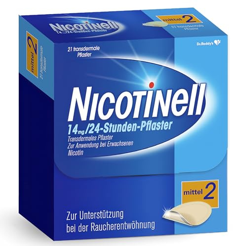 Nicotinell 14 mg/24-Stunden-Pflaster (bisher 35 mg) Stärke 2 (mittel), 21 St. Pflaster
