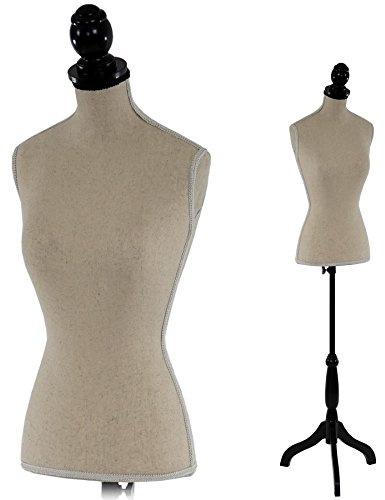 Mendler Schneiderpuppe T220, Schaumstoff - Creme | Schaufensterpuppe, Torso weiblich