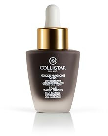 Collistar Gocce Magiche Viso Selbstbräuner, Intensive, natürliche Bräune mit DHA Rapid & Walnussschalenextrakt, Feuchtigkeitsspendend & Anti-Age, 30ml