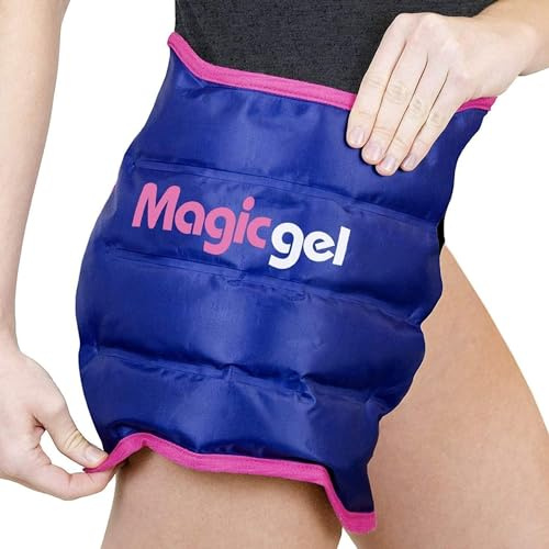 Magic Gel Eis-Gel-Kompresse: Wiederverwendbare Kühlkompresse bei Hüftschmerzen, Bursitis oder Rehabilitation nach einer Hüft-Operation