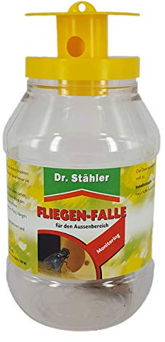 Dr. Stähler 001335 Biologische Fliegenfalle für Terrassen, Garten oder Balkon mit Langzeitwirkung