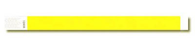 PARTY DISCOUNT Eintrittskontrollband Tystar, 100er Pack, neongelb