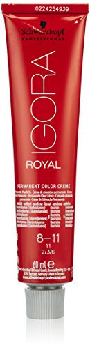Schwarzkopf IGORA Royal Premium-Haarfarbe 8-11 hellblond cendré extra, 1er Pack (1 x 60 g)