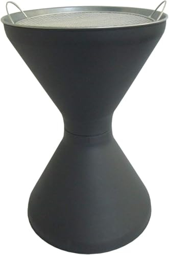 Standaschenbecher für draußen großer Aschenbecher Standaschenbecher Outdoor Stehaschenbecher für draußen Kunststoff Anthrazit Ø 400 mm Höhe 600 mm