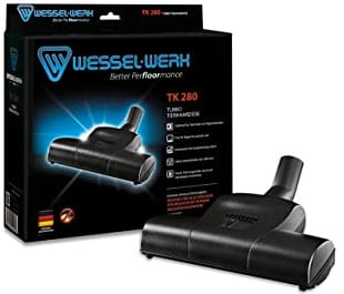 Wessel-Werk TK280 Tierhaardüse 35mm | Turbobürste zur Entfernung von Hunde- und Katzenhaaren | ideal für Haustierbesitzer und Allergiker | inkl. Universaladapter passend für 32-38mm