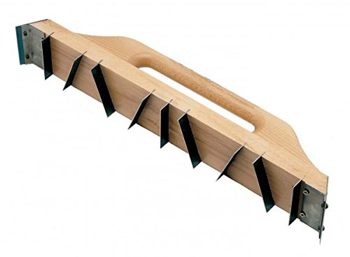 AUSONIA 44100 GIPSHOBEL RABOT 42 X 6 GRAMM, 720 MIT GRIFF UND HALTERUNG AUS HOLZ, 11 PRÄZISE ANGEBRACHTE KLINGEN AUS GEHÄRTETEM STAHL, UM DIE BESTE LEISTUNG ZU ERZIELEN