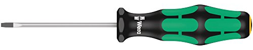 Wera 335 Schlitz-Schraubendreher - Elektrikerklinge, 0,4 x 2 x 60 mm, 1 Stück, 05008006001