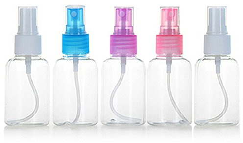 Pasey Beauty Zerstäuber durchsichtig Kunststoff Parfümzerstäuber Leer Sprühflasche 30 ml, 1er Pack (1 x 5 Stück)
