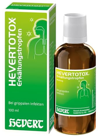 Hevertotox Erkältungstropfen, 100 ml Lösung | zur Stärkung der körpereigenen Abwehrkraft bei grippalen Infekten