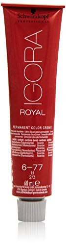 Schwarzkopf IGORA Royal Premium-Haarfarbe 6-77 dunkelblond kupfer extra, 1er Pack (1 x 60 g)
