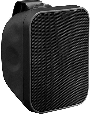 Pronomic OLS-5 BK DJ PA Outdoor-Lautsprecher für Garten, Terrasse, Restaurant (80 Watt, Schutzart IP56, 8 Ohm, 5,25 Woofer) schwarz