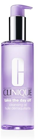 Clinique Take The Day Off™ Cleansing Oil | Make-up-Entferner für alle Hauttypen, der mühelos Make-up und Sonnenschutz löst | sanft + wirksam, 200 ml