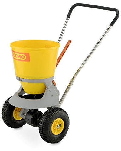 CEMO 10642 Streuwagen SW 20-C, grau/gelb, 20 L