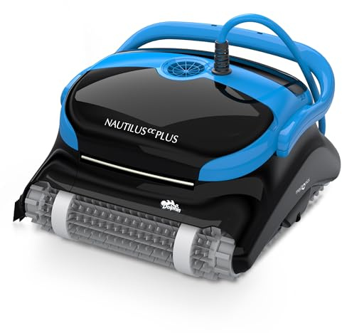 Dolphin Nautilus CC Plus Poolroboter Boden und Wand, Intelligenten Navigation, Starke Saugkraft, Doppelfiltration, mit Wochenplaner, Poolreiniger für Eingelassene Pools bis zu 12m