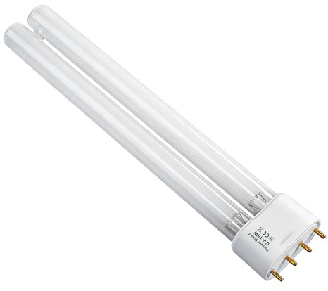 Forever Speed UVC Ersatzlampe Ersatzröhre UV Leuchtmittel Röhre für UVC Gerät(/9/11/18/36/55W)(18 Watt 2G11)