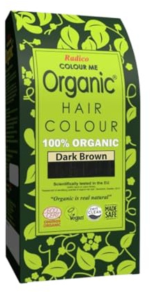 Radico Colour Me Organic Pflanzenhaarfarbe Dunkelbraun 100g