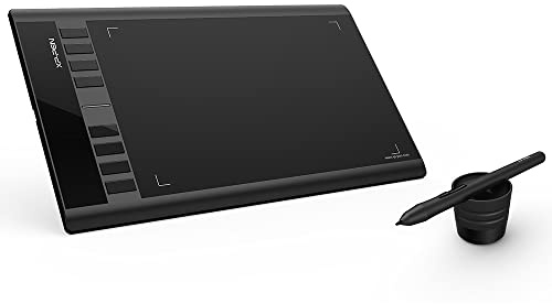 XP-PEN Star 03 V2 Grafiktablett, 10''x6 Zeichentablett, 8192 Druckstufen, 266RPS OSU Tablet, Zeichenpad für PC(Win/Mac/Chrome OS)