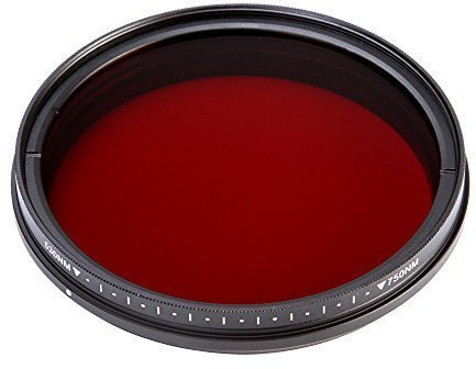 Fotga 6-in-1-IR-Infrarot-Adapter, Verstellbarer X-Ray-Hals, Infrarot-Filter, 530 nm bis 750 nm (77 mm)