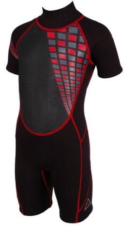 Tamino Kinder Neopren Shorty 3mm – Warmer Neoprenanzug für Jungen & Mädchen, kurzer Wetsuit mit Rückenreißverschluss, für Schwimmen, Strand, See, Schnorcheln & Wassersport