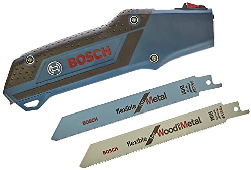 Bosch 3-teiliges Sägehandgriff-Set (mit 2x Säbelsägeblättern 1 x S 922 EF Flexible for Metal, 1 x S 922 VF Flexible for Wood and Metal)