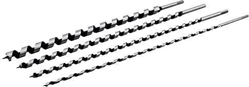 Rolson 48557 Schlangenbohrer-Satz, 600 mm, 4-teiliges Set